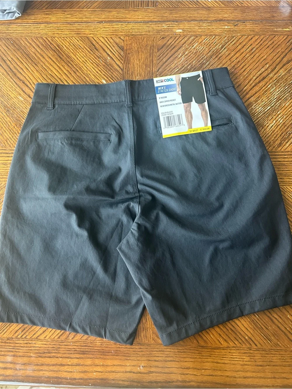 32 degree La Men's 9” inseam Stretch Shorts - Black size 32